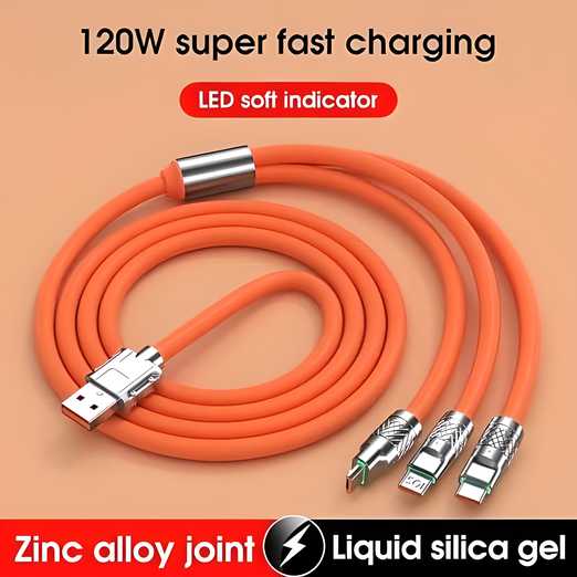 4 In 1 Super Charger – Universal Fast Charging Cable Adapter ⚡🔌