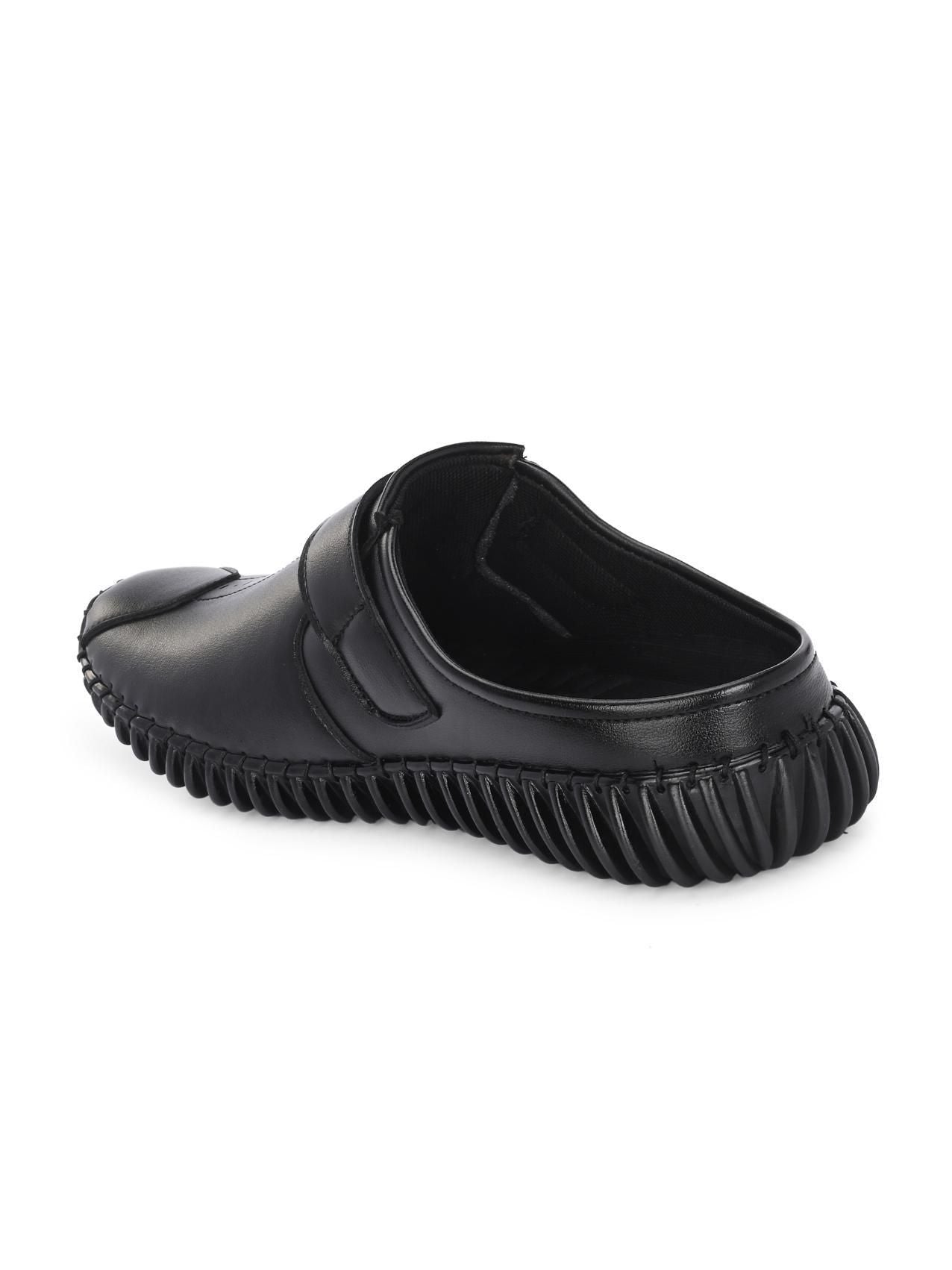 Men's Bantu Style Black Loafer Casual Shoes