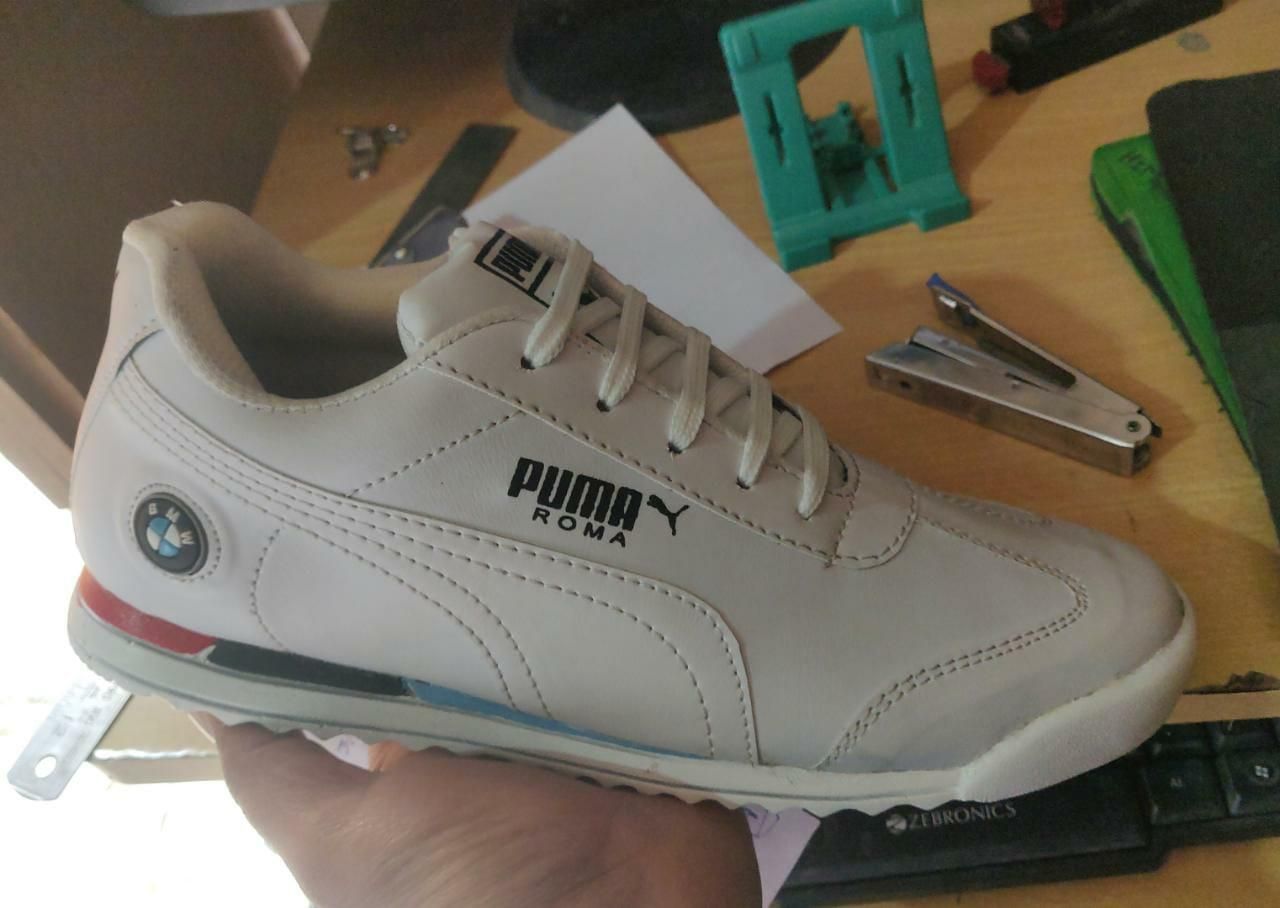 Puma Men’s Fashionable Daily Wear Casual Shoes – White Lace-Up ⚪✨