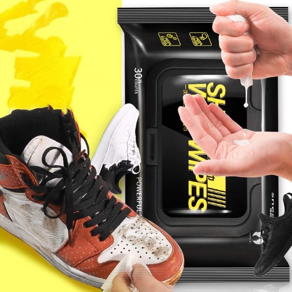 Natural Sneaker & Shoe Cleaner Wipes - 1 Packs of 80 👟✨