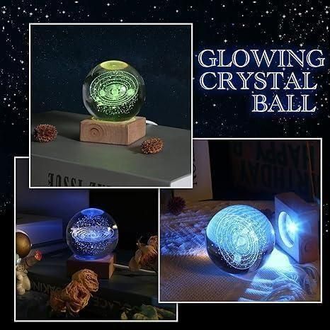 3D Crystal Lamp Ball 💡🌙