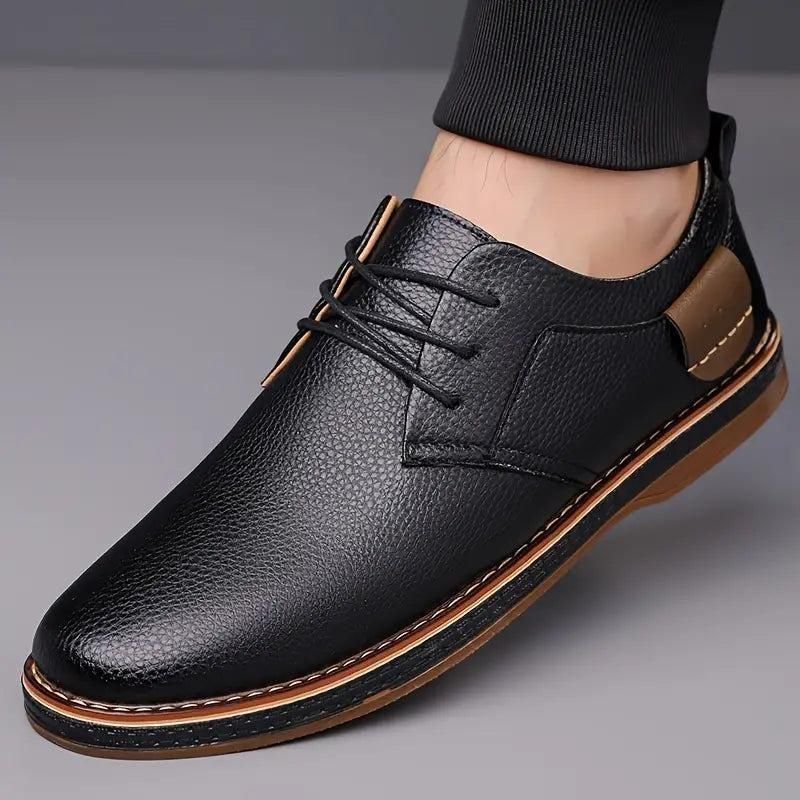 Men's Derby Party Lace Up Casual Shoes 👞✨