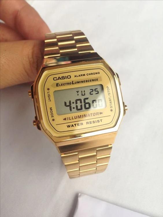 Casio Vintage Digital Gold Unisex Watch ⌚✨