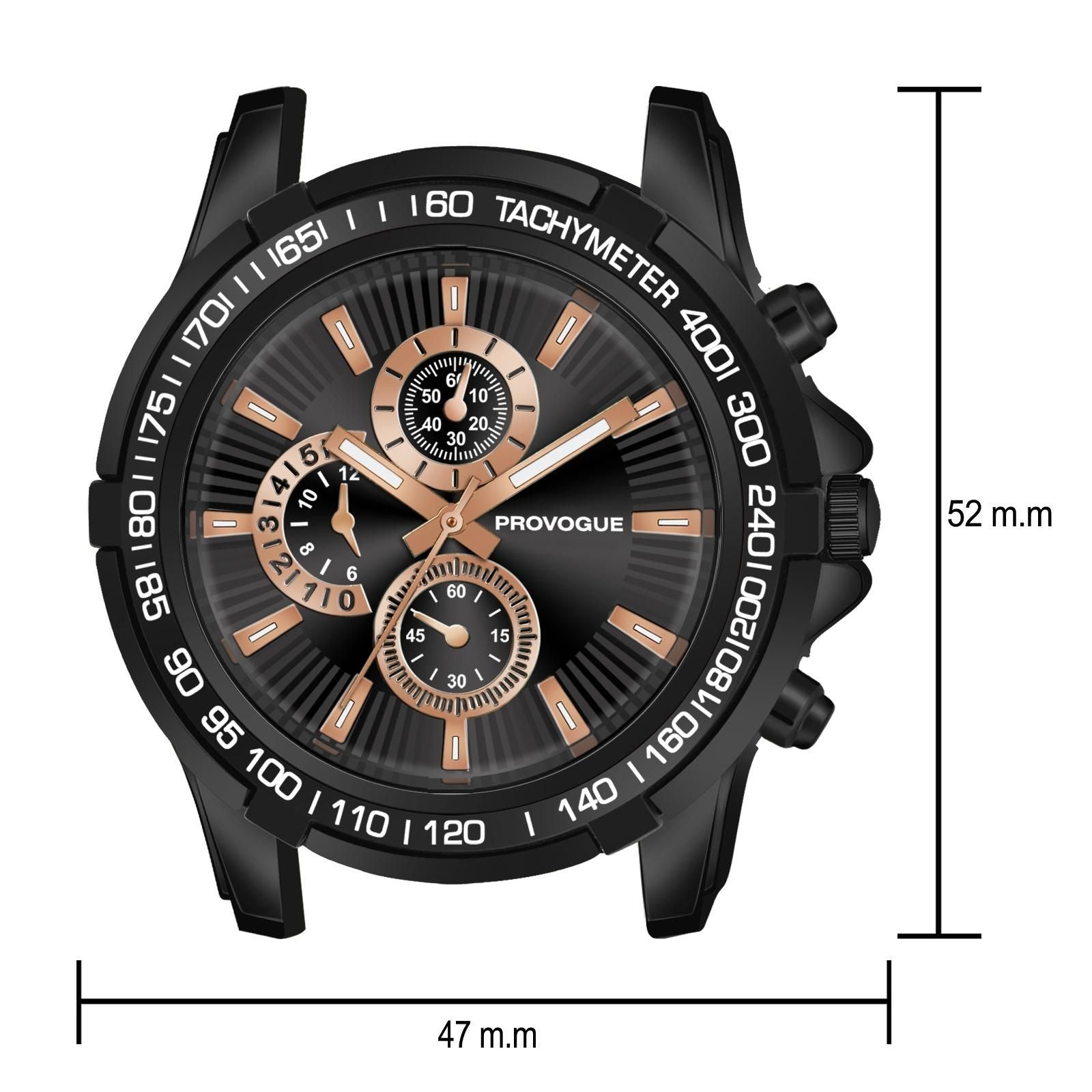 Stainless Steel Analog Watch For Men ⌚🖤