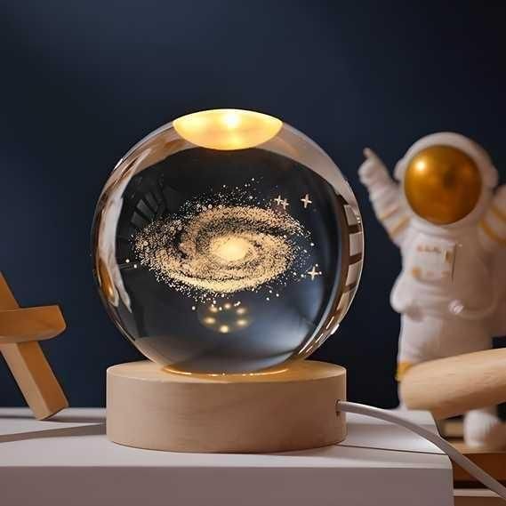 3D Crystal Lamp Ball 💡🌙