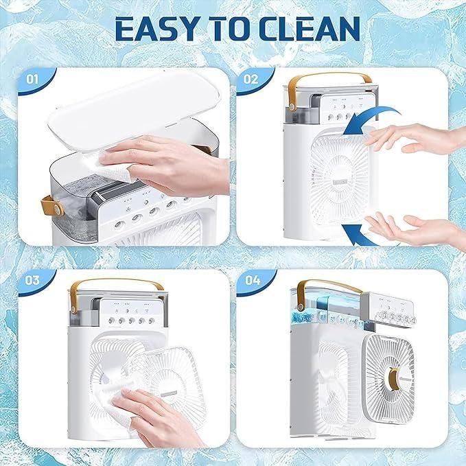 USB Air Cooler, Humidifier & Portable AC Fan for Home (Pack of 1)❄️💨