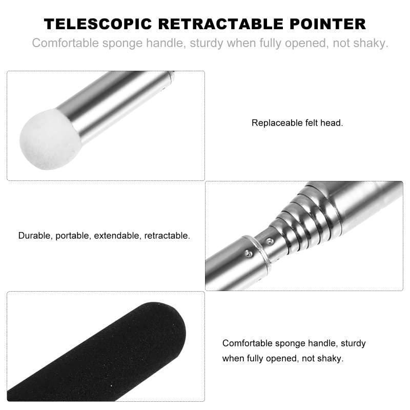 Self-Defense Stick / Hand Pointer – Telescopic & Retractable Stainless Steel Tool 🔧✨