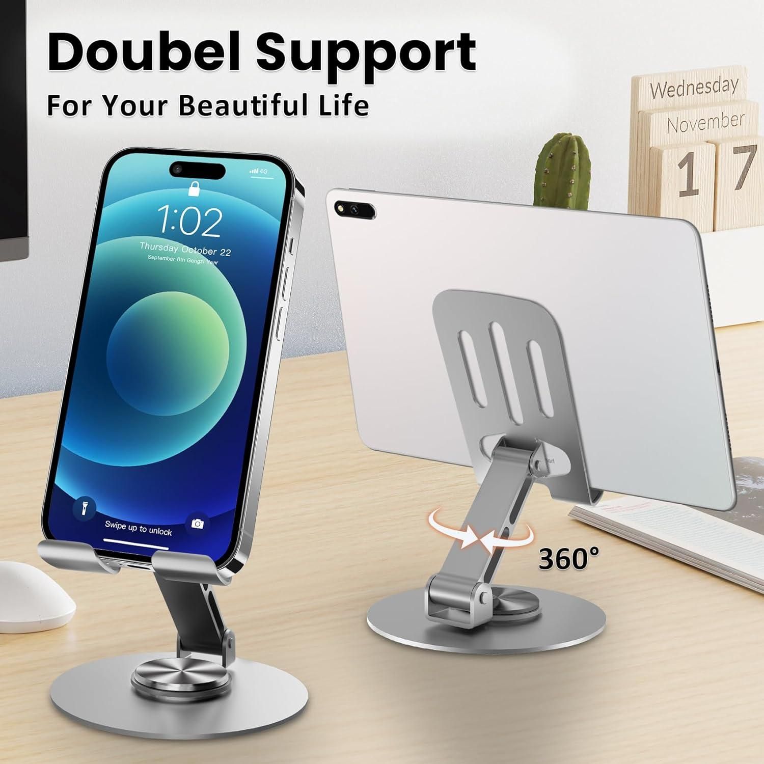 Aluminium 360° Rotatable Phone/Tablet Stand 📱🔄