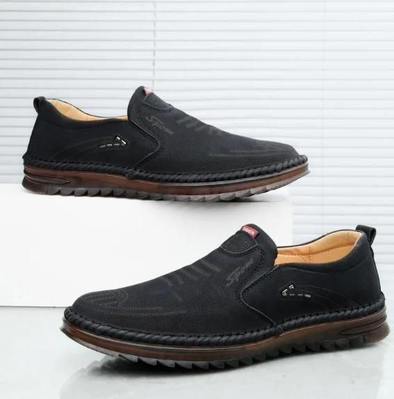 Men’s Leather Soft Casual Shoes – Stylish & Comfortable 👞✨