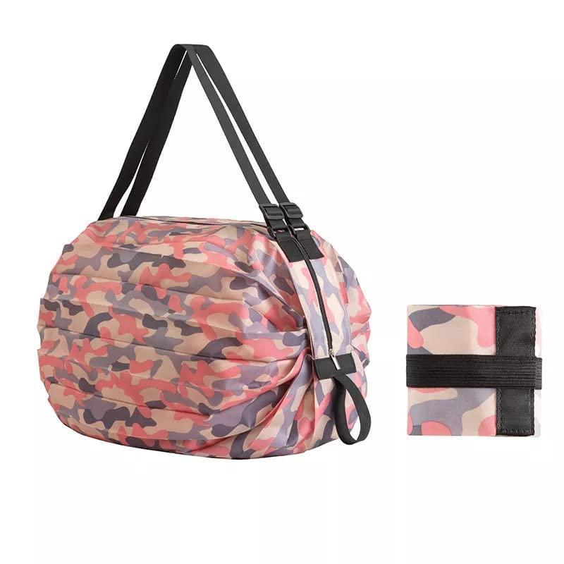 2 Pcs Foldable Shopping Bags 🧳 | Reusable, Compact & Eco-Friendly!