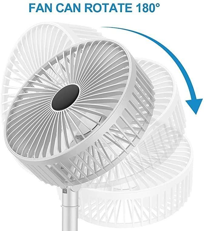 Powerful Rechargeable AC/DC Table Fan  🌬️🔋