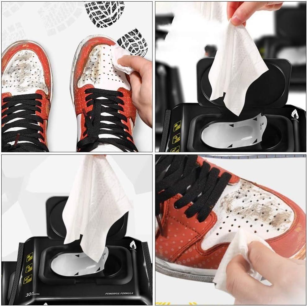 Natural Sneaker & Shoe Cleaner Wipes - 1 Packs of 80 👟✨