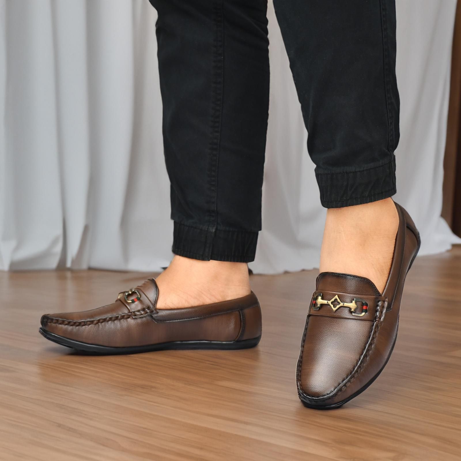 💼 Men’s Formal Vegan Loafers 👞 | Brown | Style That Cares!