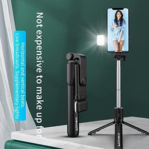 Extendable Flash 3-in-1 Selfie Stick Tripod with Bluetooth Remote 🤳✨