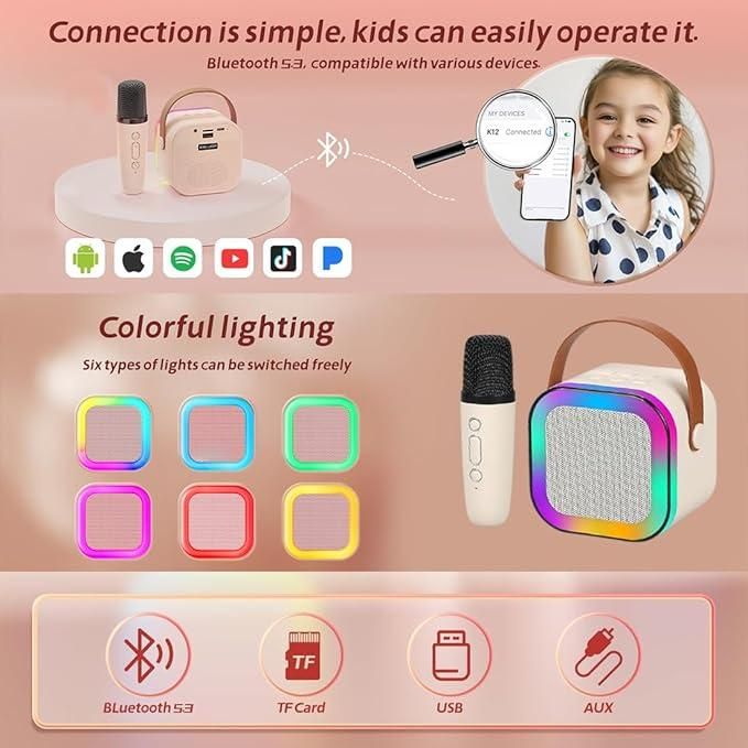 Bluetooth Karaoke Speaker with Microphone 🎤🔊
