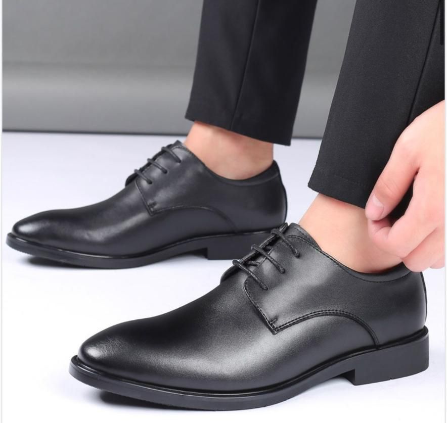 Men's Smart Formal Shoes – Black | Classic Elegance with Modern Comfort 👞