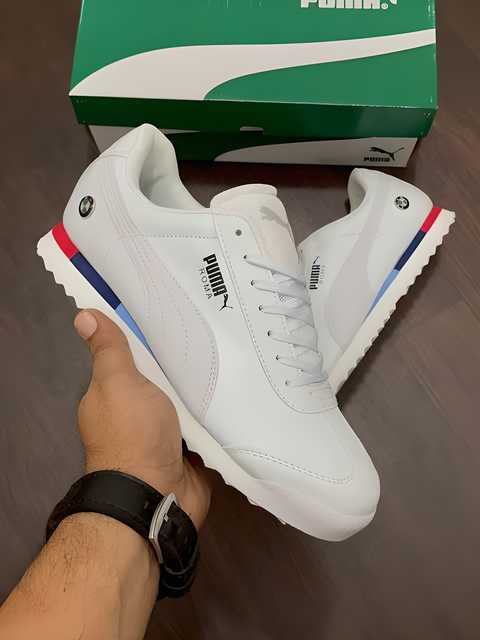 Puma Men’s Fashionable Daily Wear Casual Shoes – White Lace-Up ⚪✨