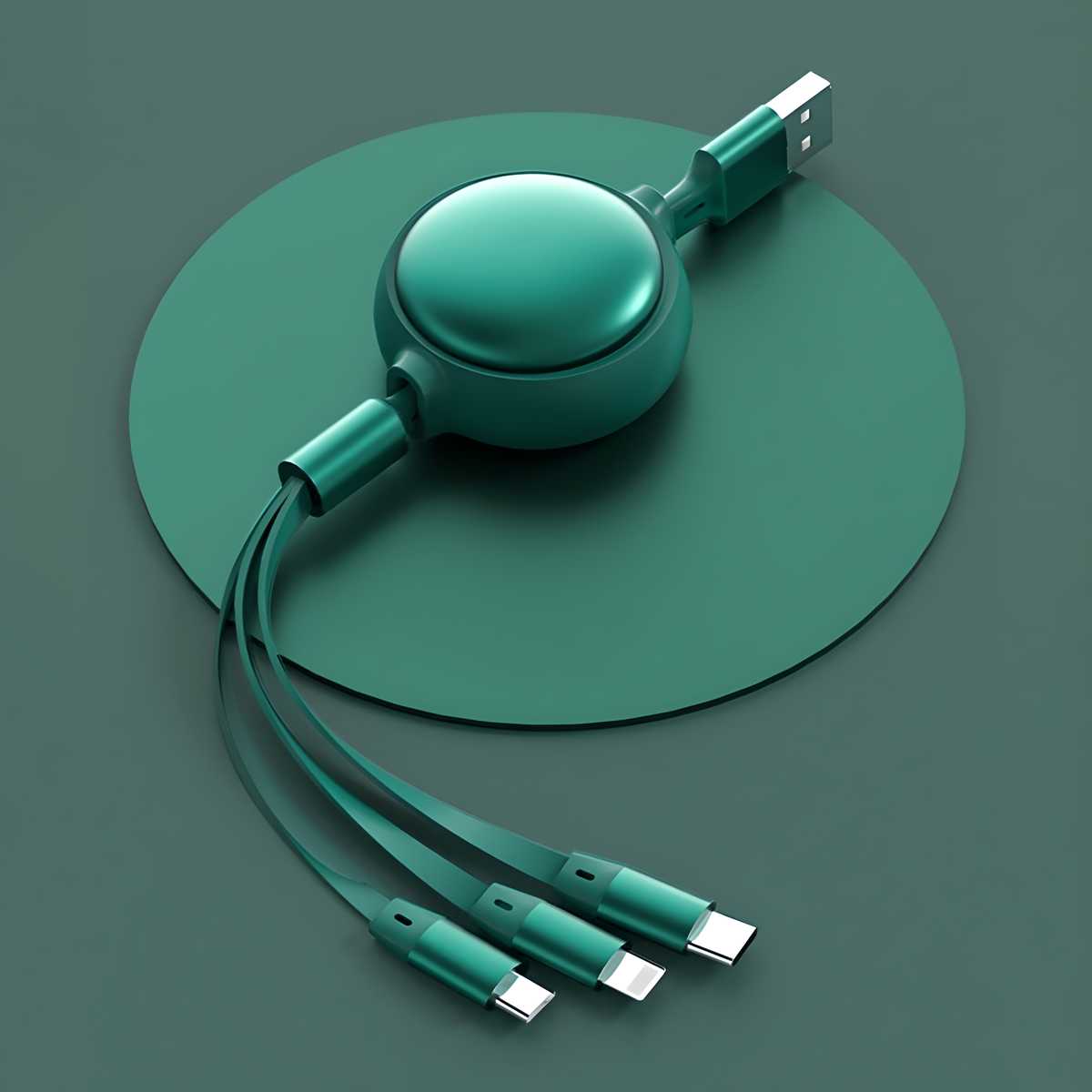 3 in 1 Universal Charging Data Cable – Fast Charge for Android, iOS & Type-C Devices 🔌📱