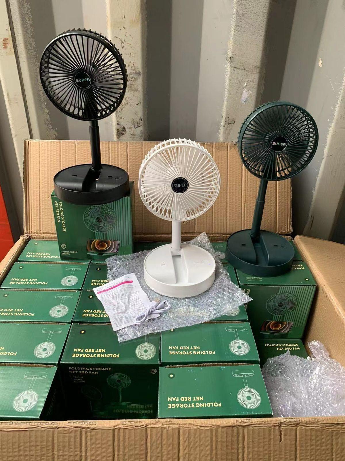 Powerful Rechargeable High Speed Table Desk Fan ⚡