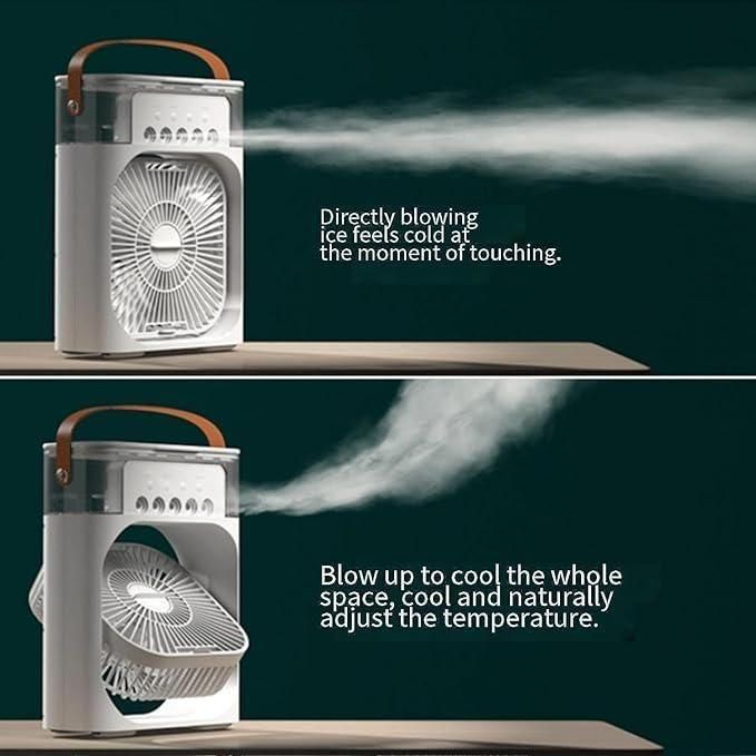 USB Air Cooler, Humidifier & Portable AC Fan for Home (Pack of 1)❄️💨