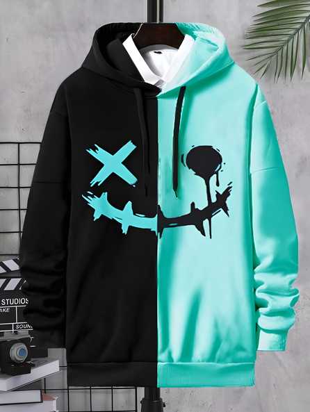 Cotton Printed Full Sleeves Mens Hoodie 🎨🧥
