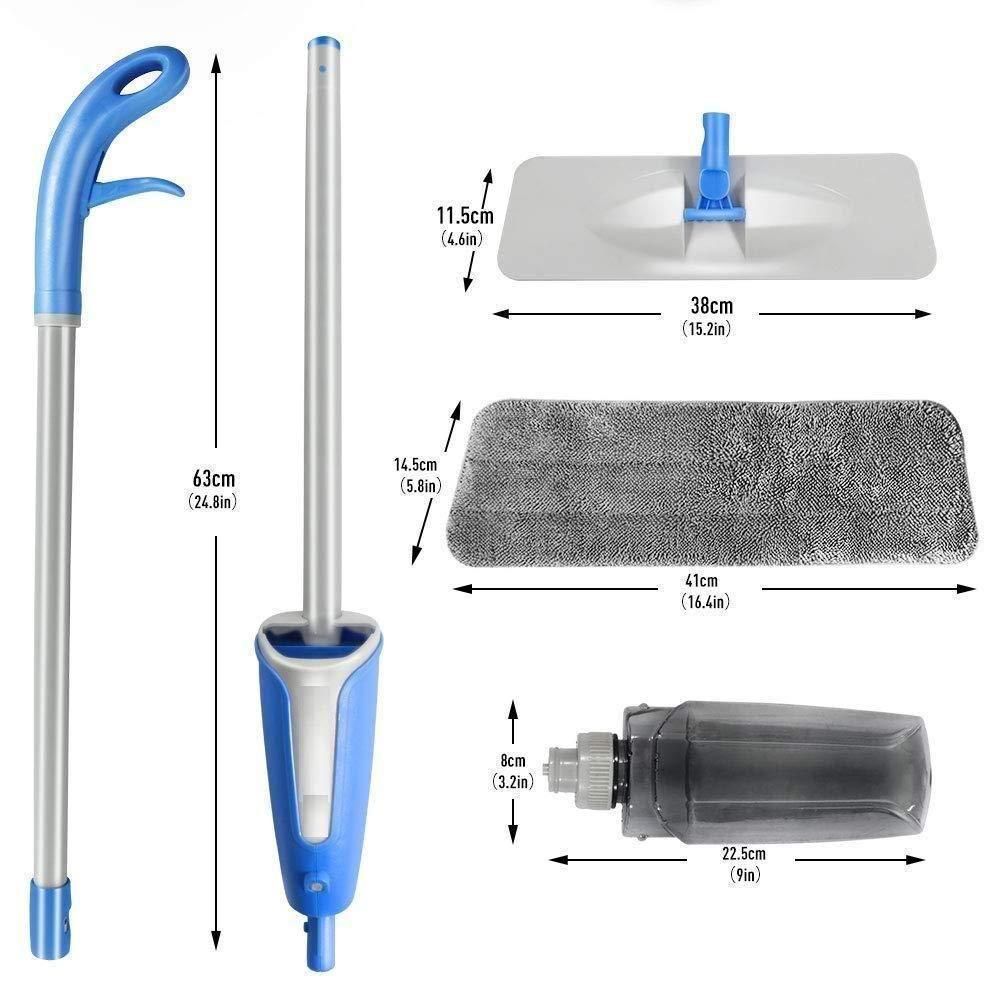 Spray Mop - 360 Degree Handle Wet & Dry Microfiber Floor
