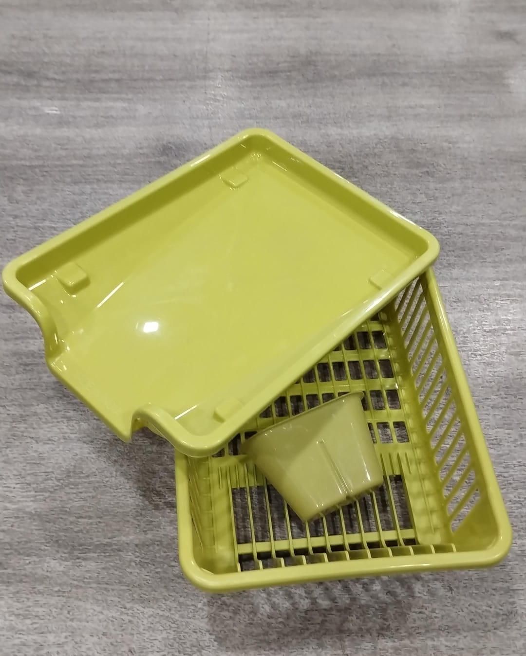3 in 1 Kitchen Dish Drainer – Multipurpose Rack 🍽️🧼(Pack of 1)