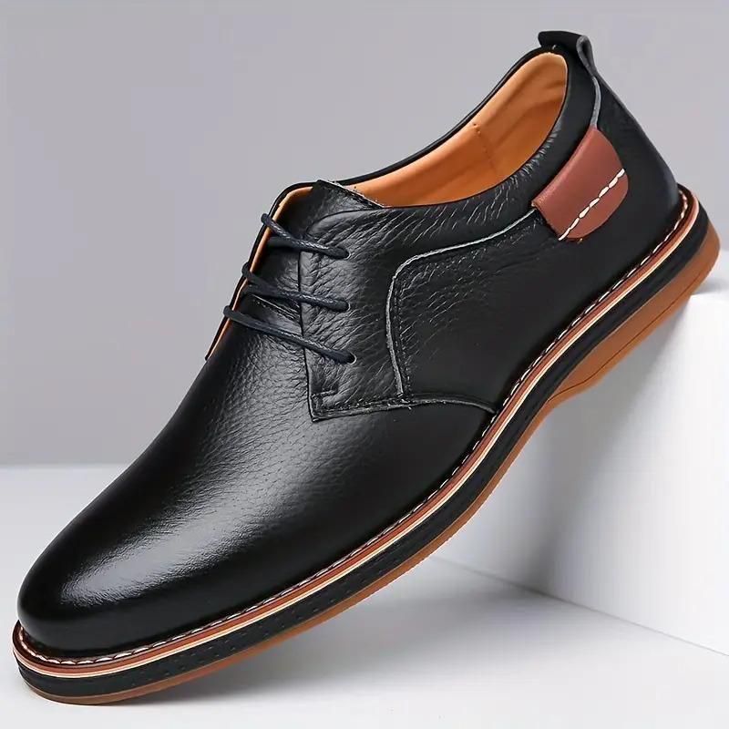 Men's Derby Party Lace Up Casual Shoes 👞✨