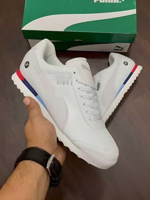 Puma Men’s Fashionable Daily Wear Casual Shoes – White Lace-Up ⚪✨