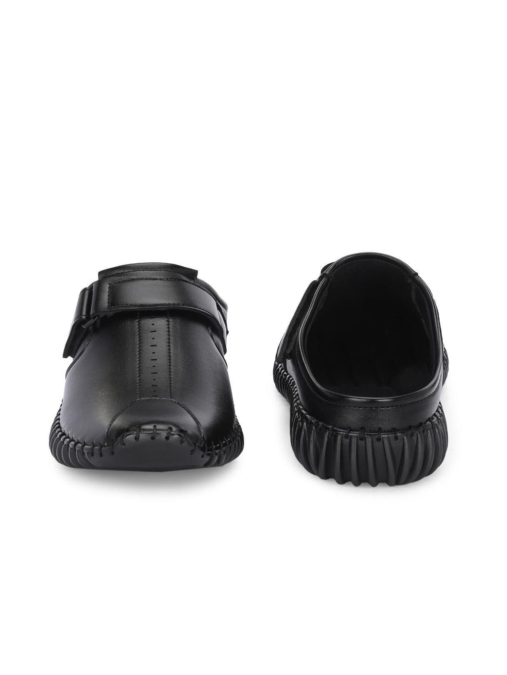 Men's Bantu Style Black Loafer Casual Shoes