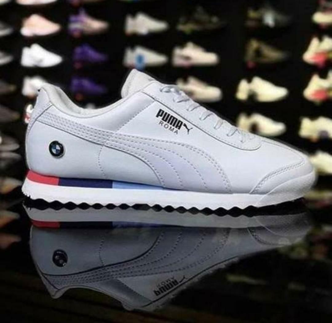 Puma Men’s Fashionable Daily Wear Casual Shoes – White Lace-Up ⚪✨