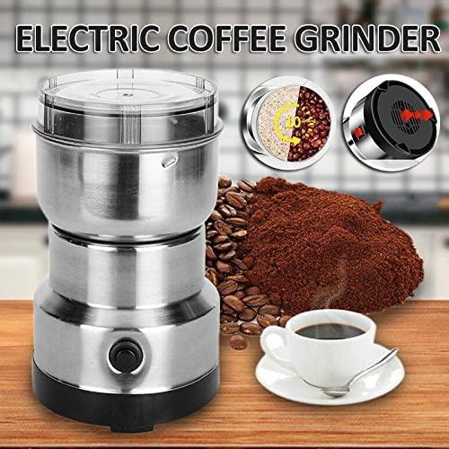Electric Smash Machine – Multifunction Portable Food & Coffee Bean Grinder (300W, Stainless Steel + ABS) ✨🫘