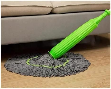 Self-Twisting Water Rotating Mop – 360° Microfiber 🧼🌀