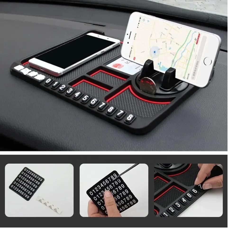 HSR Multifunction PhonE Holder | Anti-Slip Silicone Pad for Car Dashboard 📱