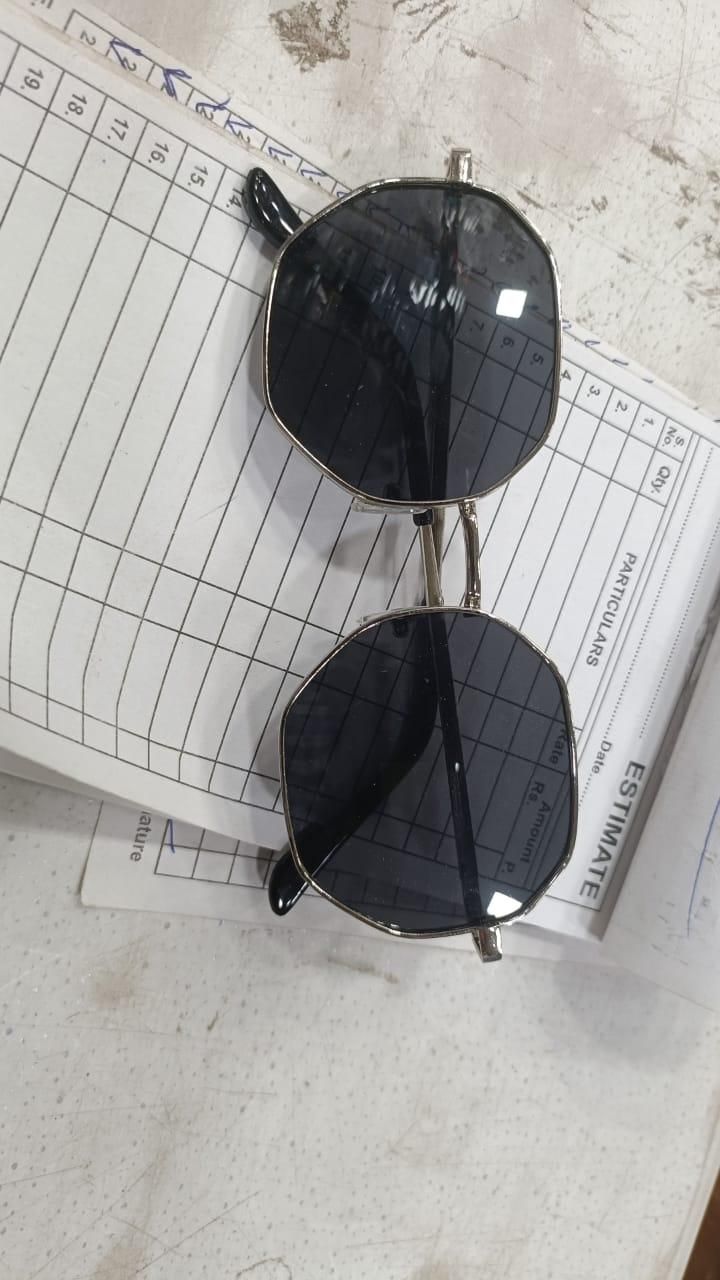 Suga Octagon Round Black Sunglasses 🕶️🖤