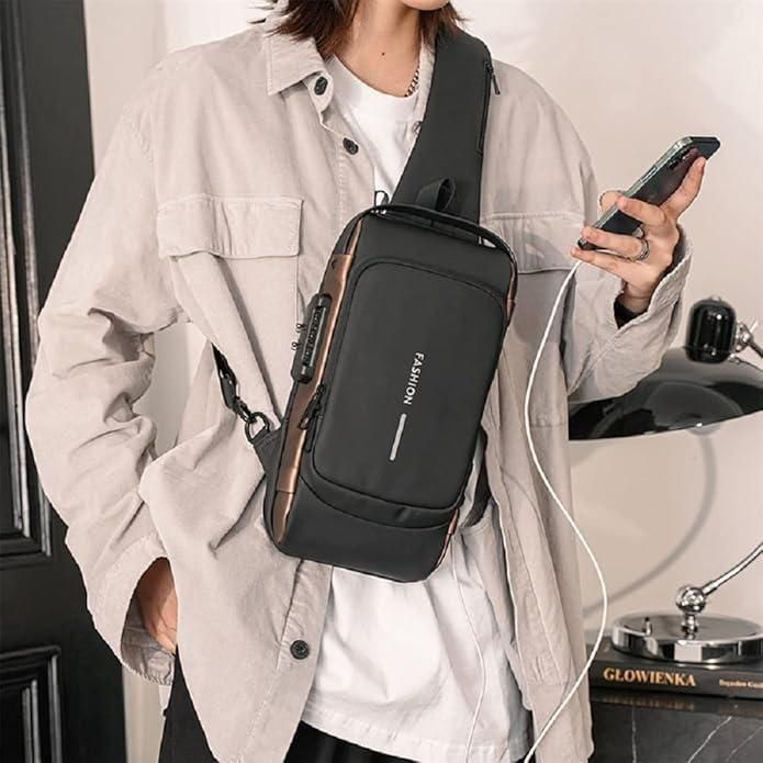 Sling Bag for Men & Women - Stylish Leather 🎒