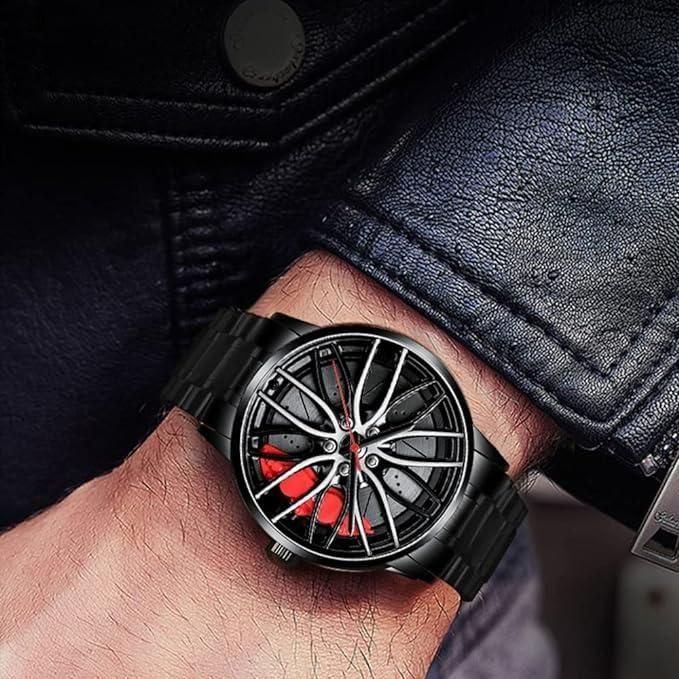 Stereoscopic Car Wheel Watch ⌚🛞