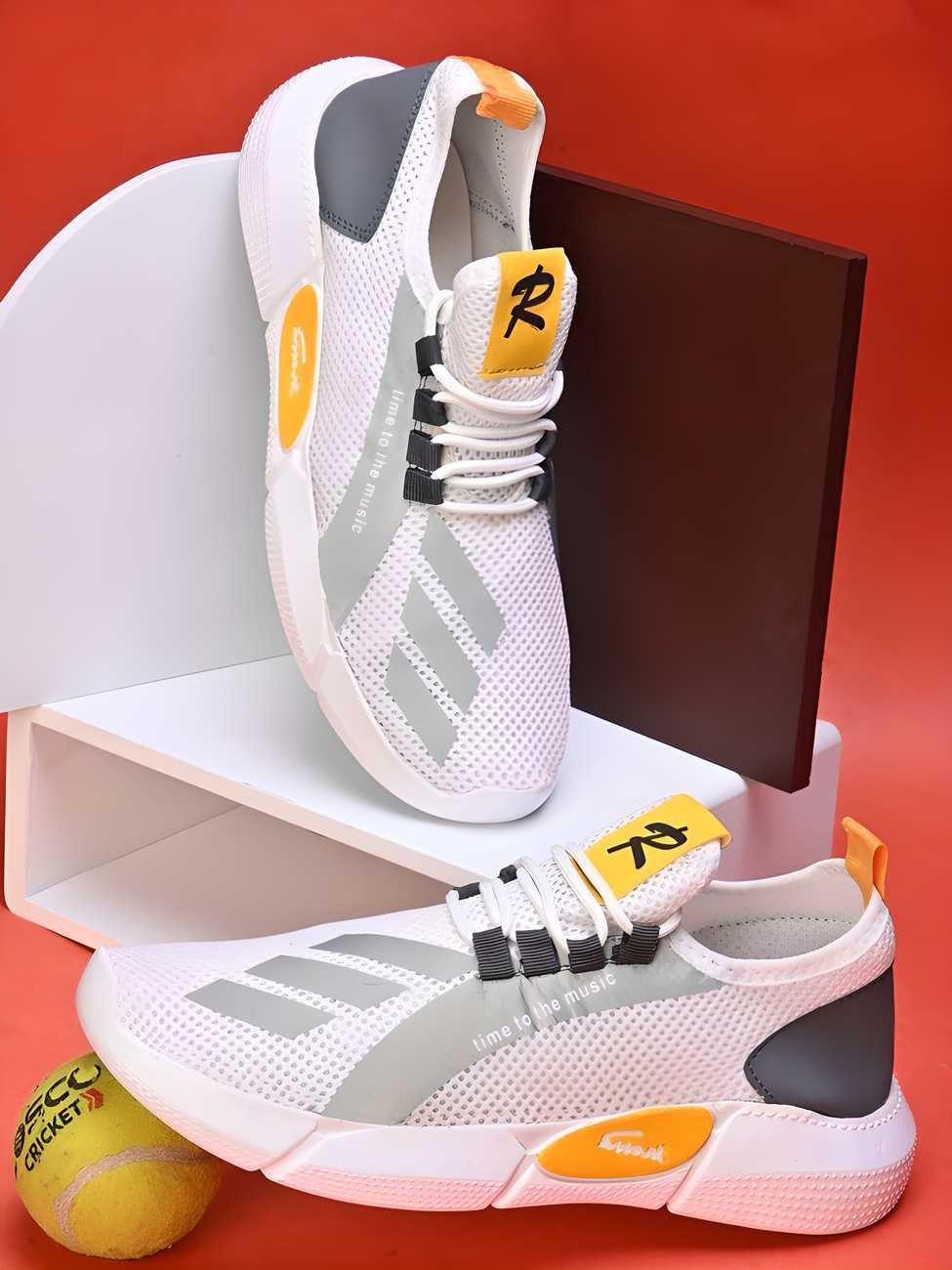 Men's Daily Wear White Casual Shoes