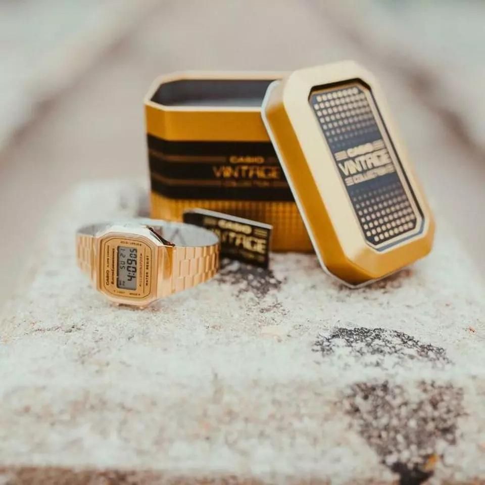 Casio Vintage Digital Gold Unisex Watch ⌚✨