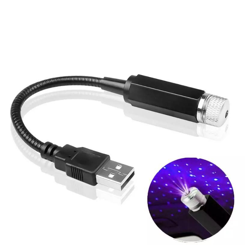 Star Lamp USB Car Star Ceiling Light – Romantic Sky Projection (Red) ❤️✨