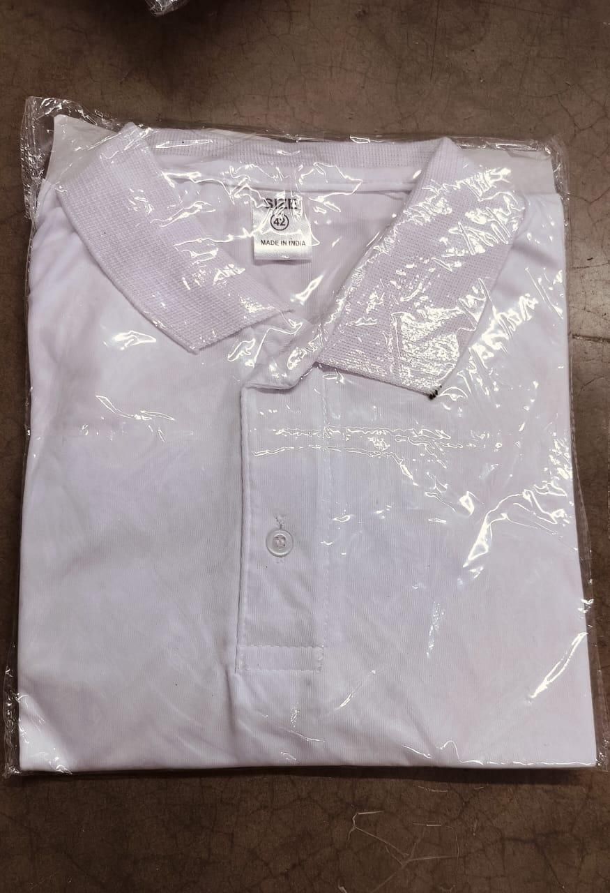 Poly Cotton Solid Half Sleeves Mens Polo T-shirt (Pack of 3) 👕✨