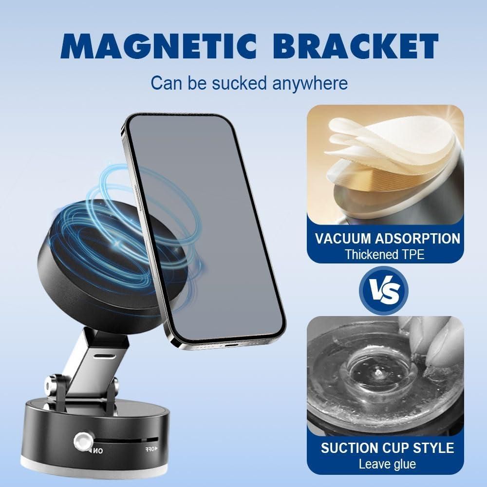 Vaccum Magnetic Suction | Phone Holder📱