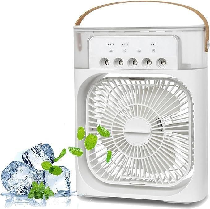 USB Air Cooler, Humidifier & Portable AC Fan for Home (Pack of 1)❄️💨