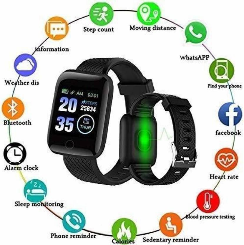 ID116 Plus Smart Fitness Tracker ⌚🔥