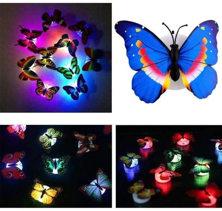 3D Butterfly Led Light for Home Decoration (Pack of 3)