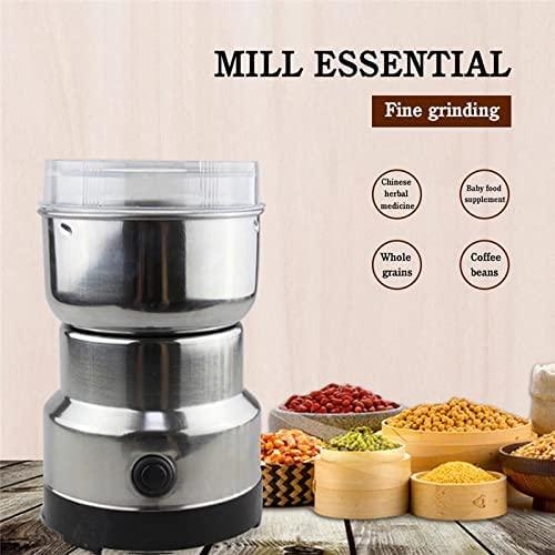 Electric Smash Machine – Multifunction Portable Food & Coffee Bean Grinder (300W, Stainless Steel + ABS) ✨🫘
