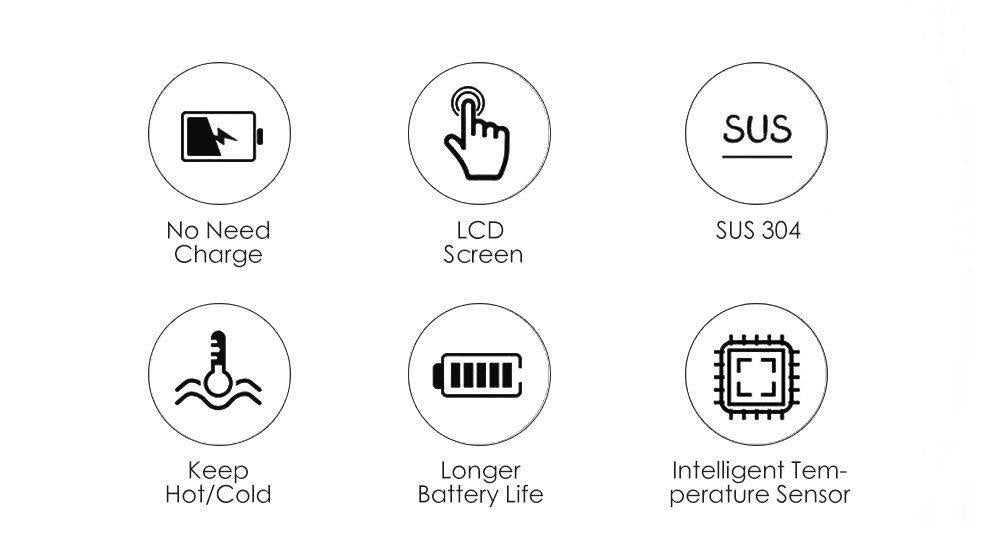 Smart LED Temperature Display Flask – Stylish, Durable & Travel-Ready 🌡️✨