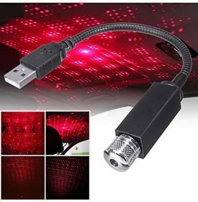 USB Star Ceiling Light ❤️✨ | Romantic Red Sky for Your Car!