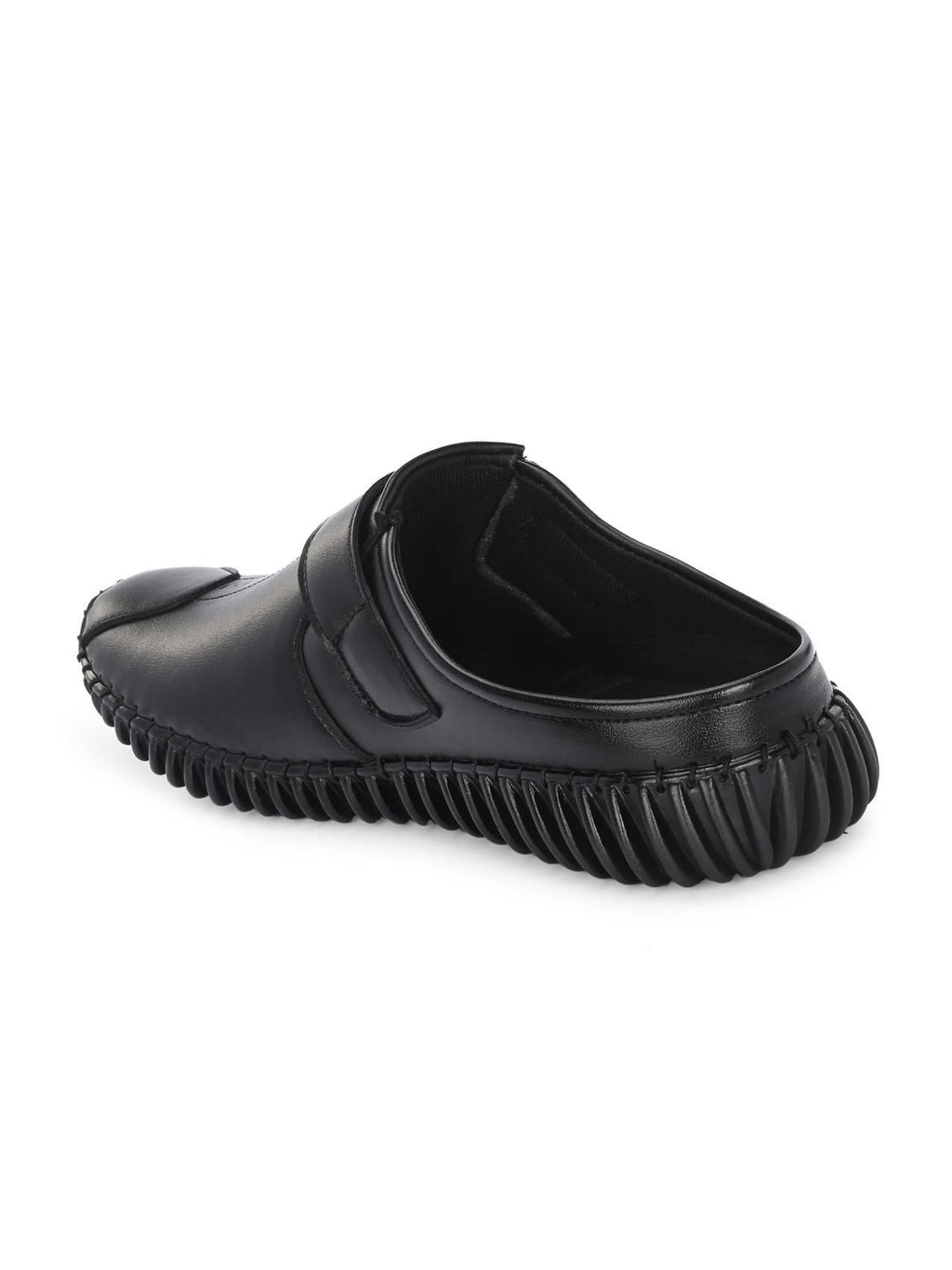 Men's Bantu Style Black Loafer Casual Shoes