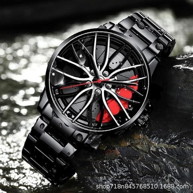 Stereoscopic Car Wheel Watch ⌚🛞